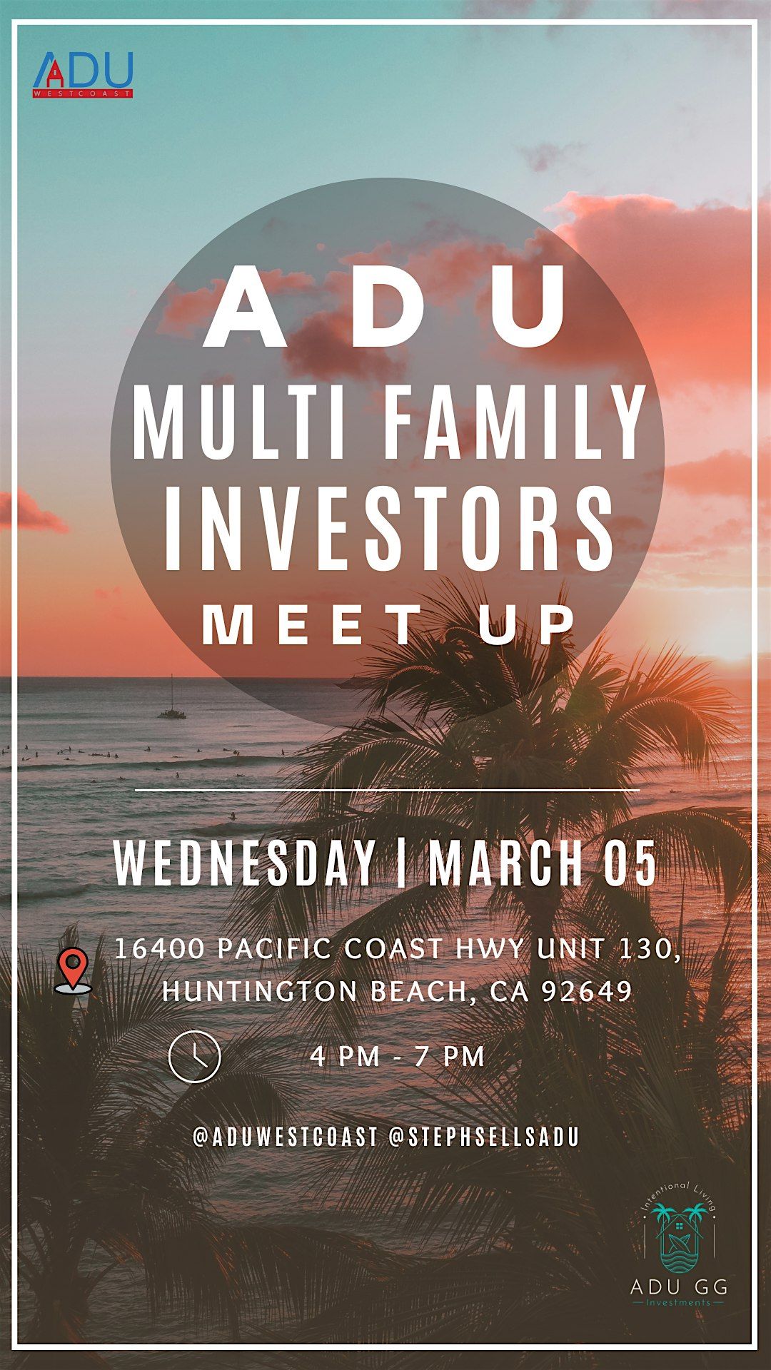 ADU MULTI FAMILY INVESTOR MEET UP