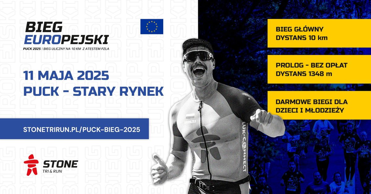 Bieg Europejski Puck 2025 | Bieg uliczny na 10 km z atestem PZLA