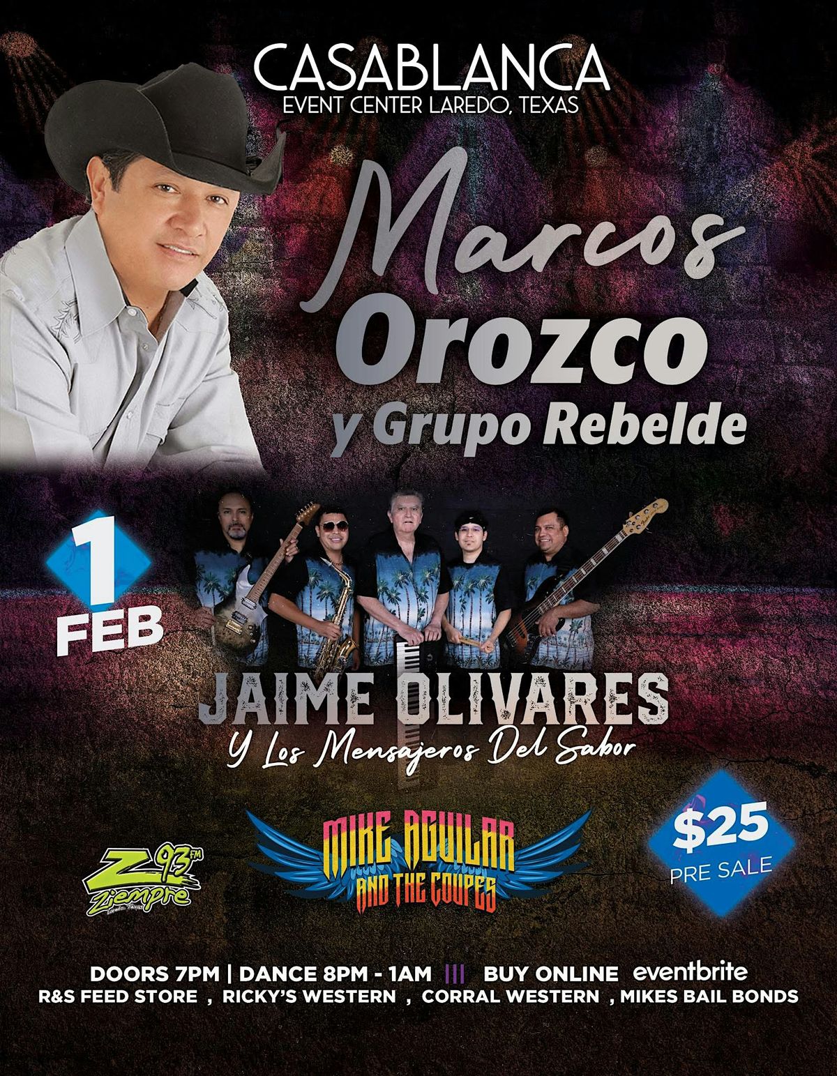 Marcos Orozco y Grupo Rebelde and Jaime Olivares y Los Mensajeros Del Sabor