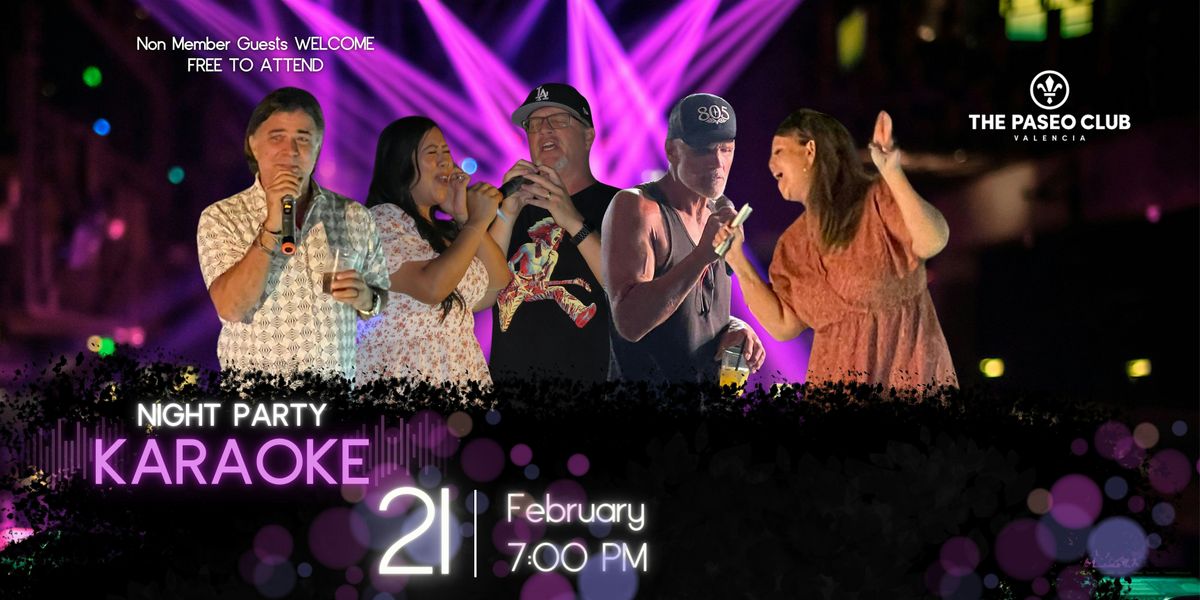 FREE: Karaoke Night at the Paseo