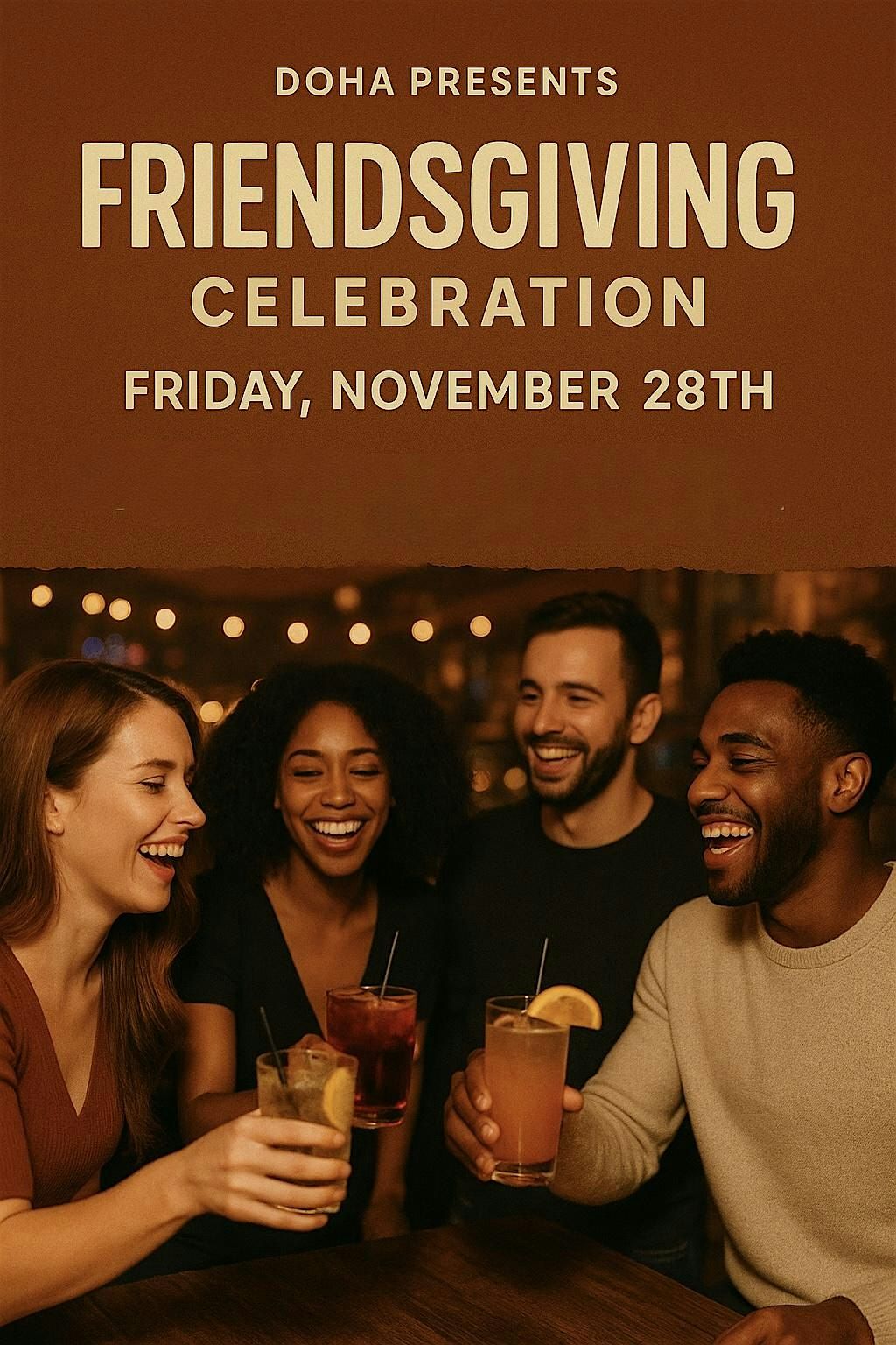 Friendsgiving Madness \u2013 Dance, Drink & Feast at Doha NYC!
