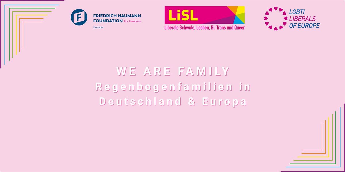 We are family Regenbogenfamilien in Deutschland & Europa