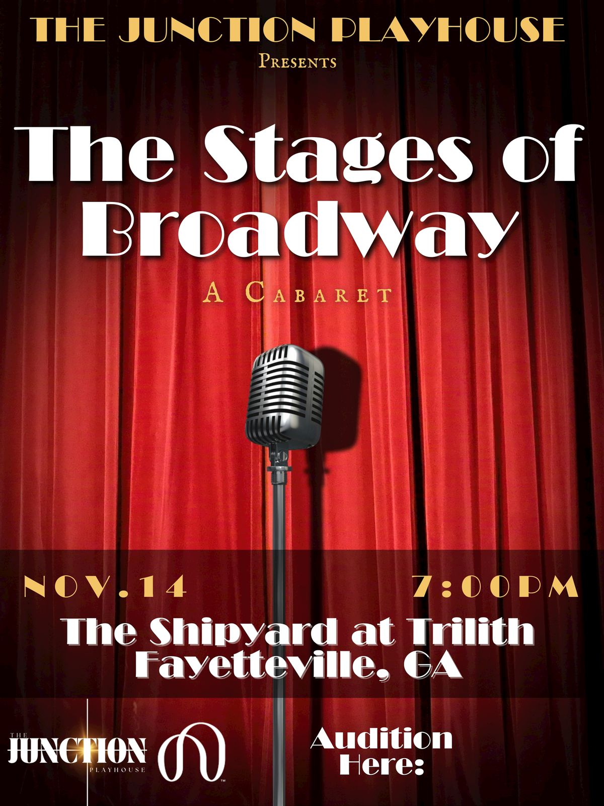 The Junction Playhouse Presents The Stages of Broadway: A Cabaret
