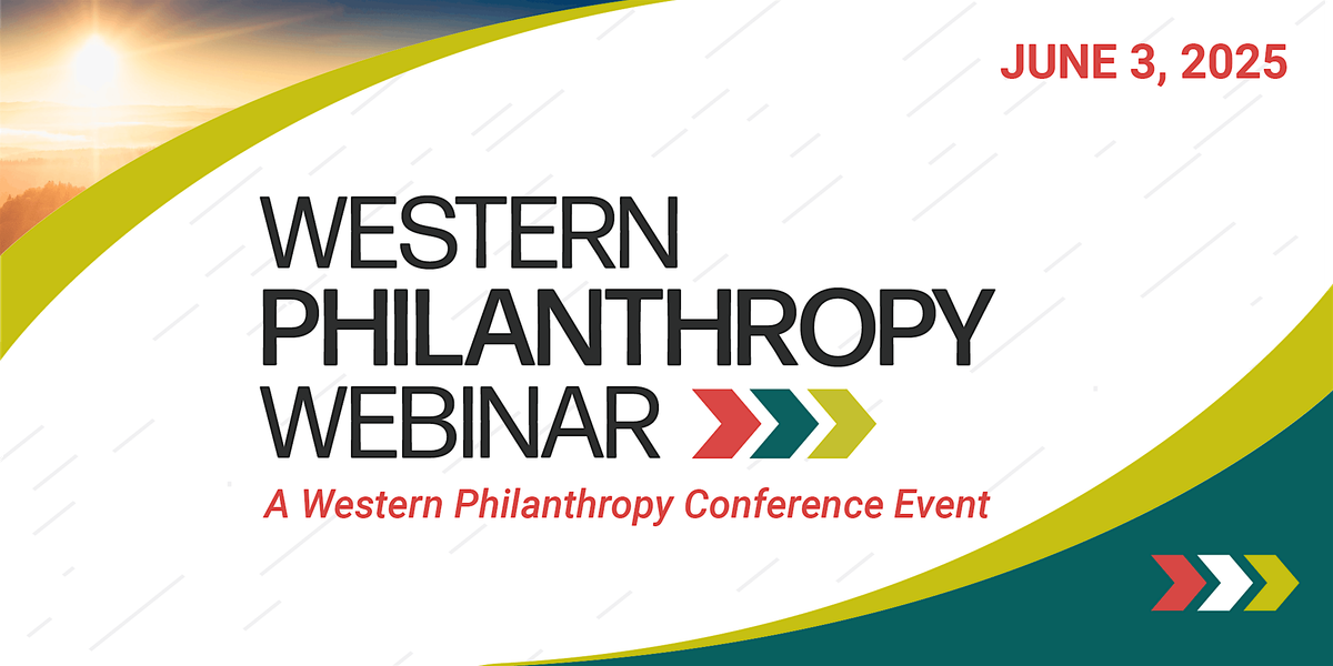 Western Philanthropy Webinar