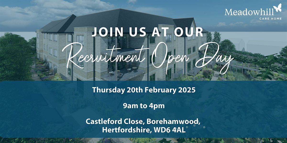 Recruitment Open Day - Meadowhill Care Home