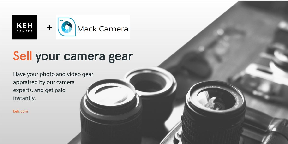 Sell your camera gear (free event) at Mack Retail