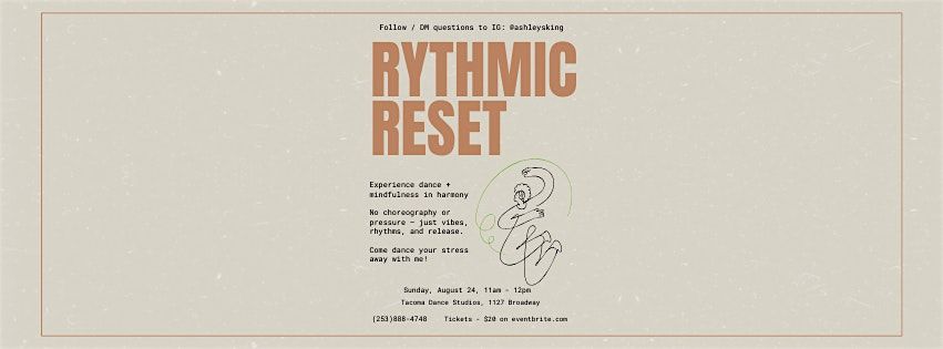 Rhythmic Reset: A Dance Mindfulness Experience