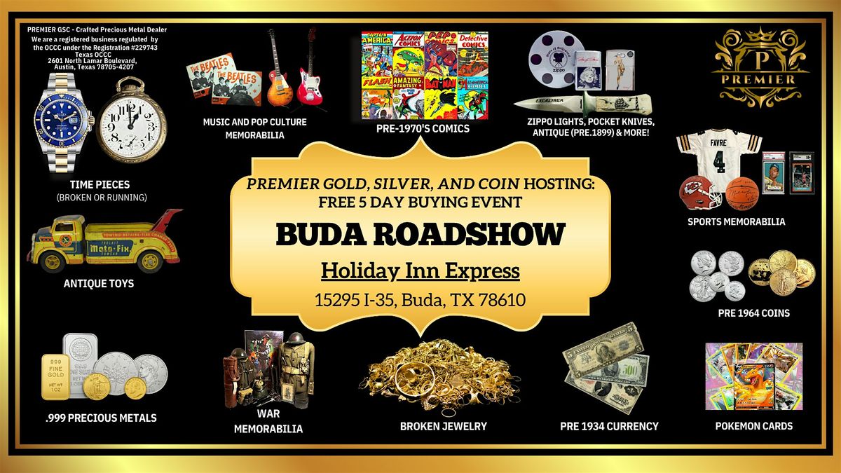 Buda, TX FREE 5- Day Event
