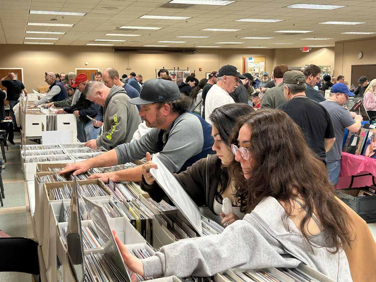 Big vinyl record sale! The Erie Record Riot! Over 10,000 LPs in one room!