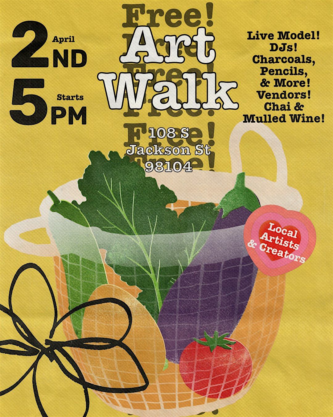 ART WALK! OPEN FIGURE CLASS & MARKET!