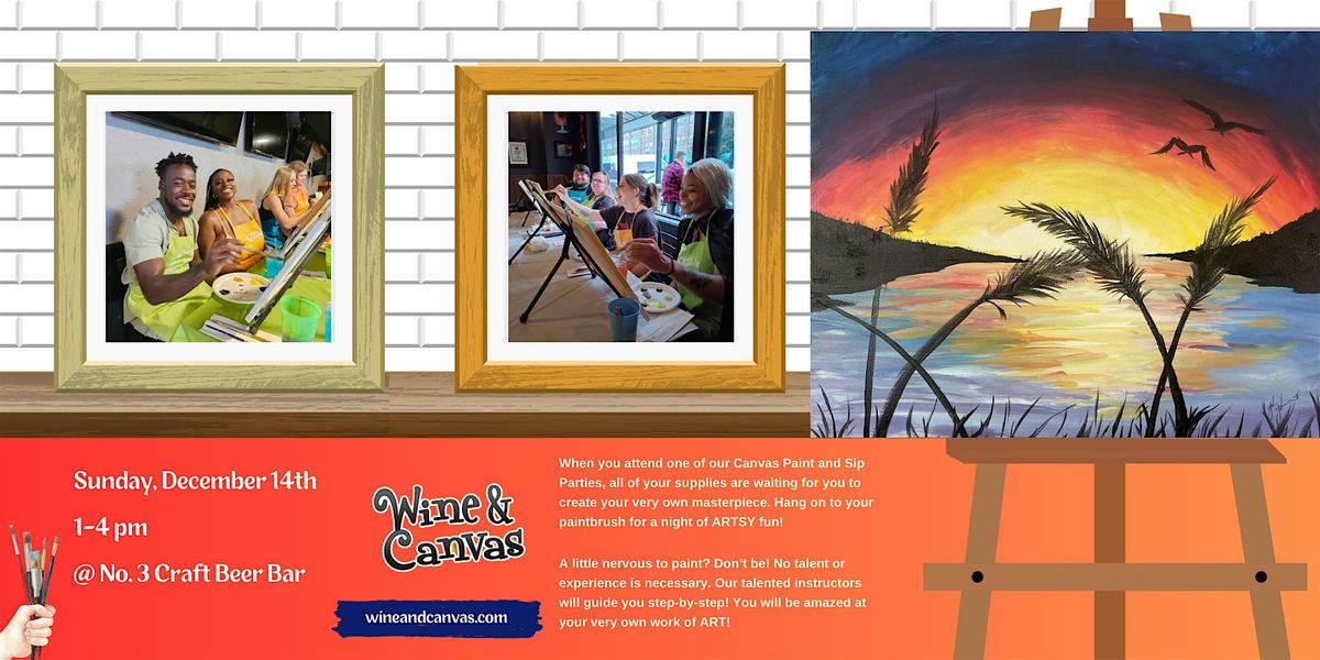 Cape Coral Sip and Paint \u2013 Beach Glow