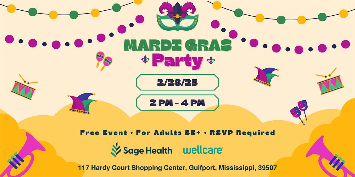 Sage Health Gulfport Madi Gras Party