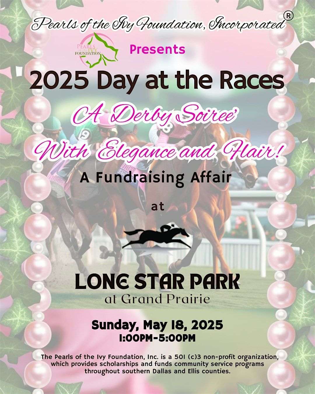 2025 Day at the Races: A Derby Soiree' with Elegance and Flair