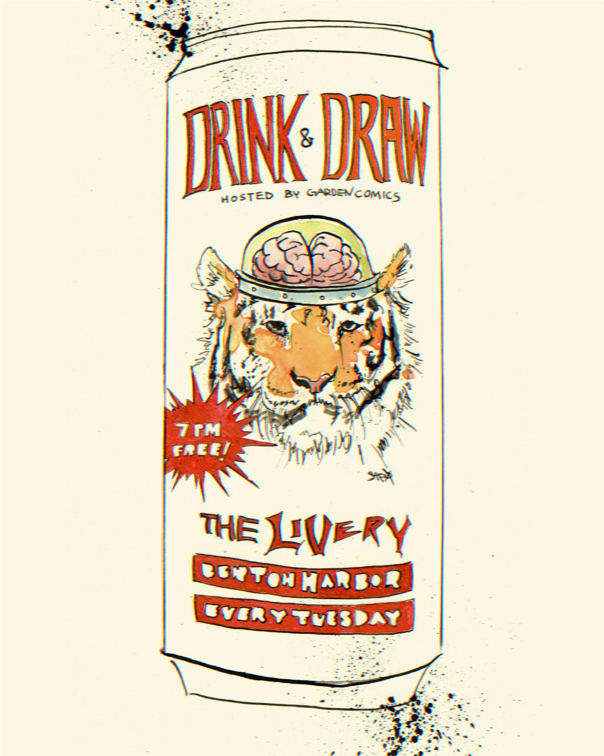 Drink & Draw | The Livery