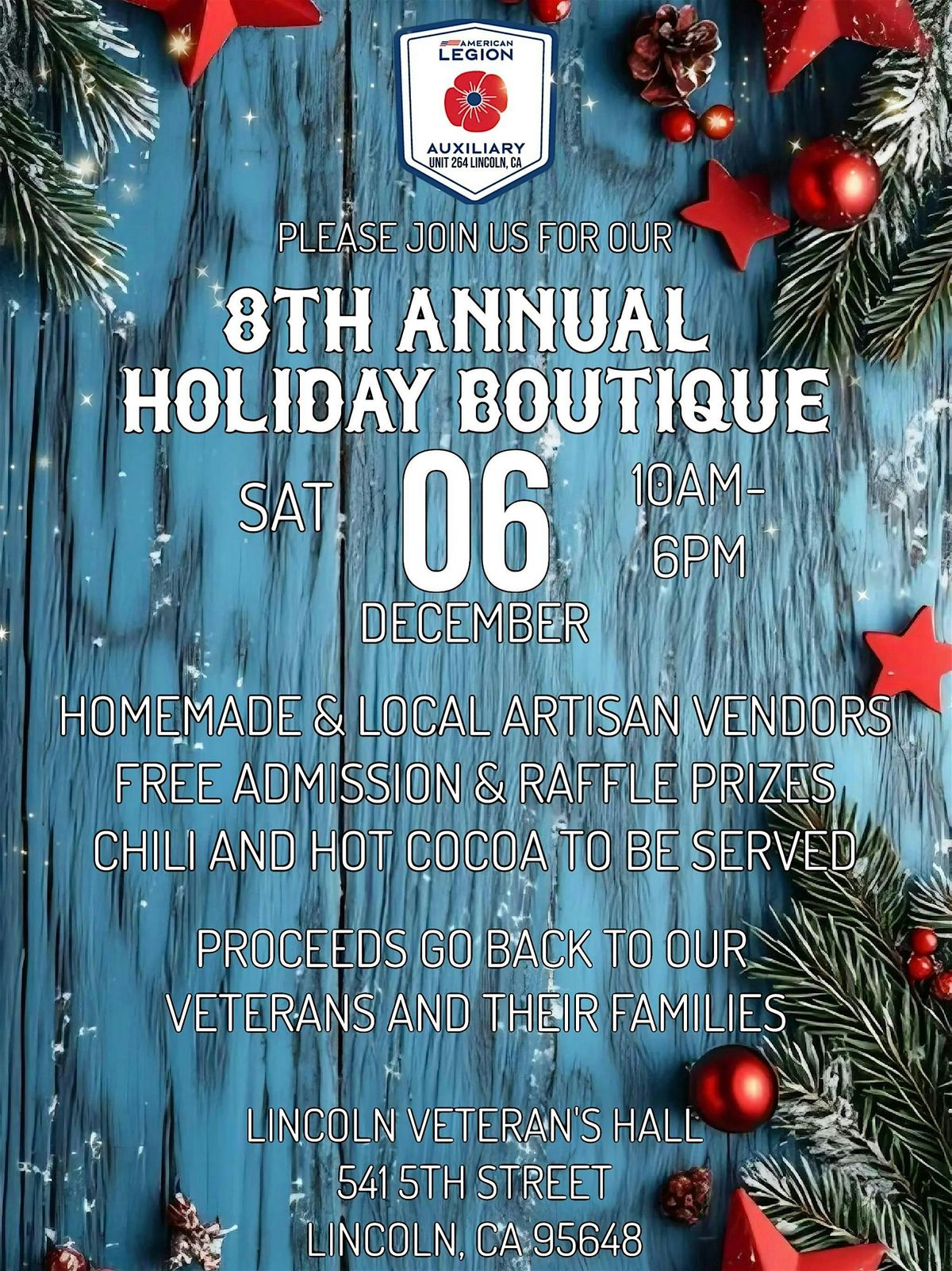 ALA 8th Annual Holiday Boutique