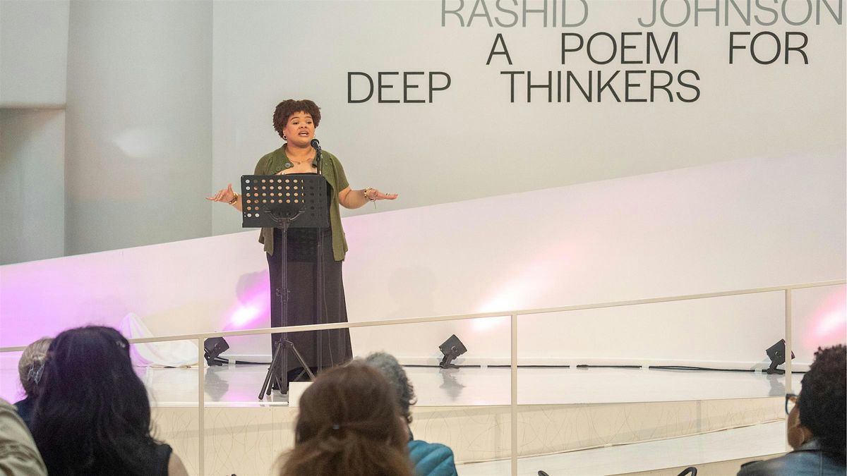 Poets as Deep Thinkers: A group reading with Samiya Bashir