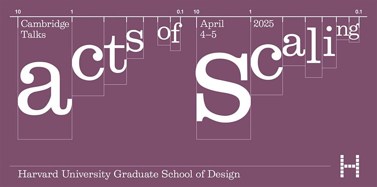 Cambridge Talks: Acts of Scaling