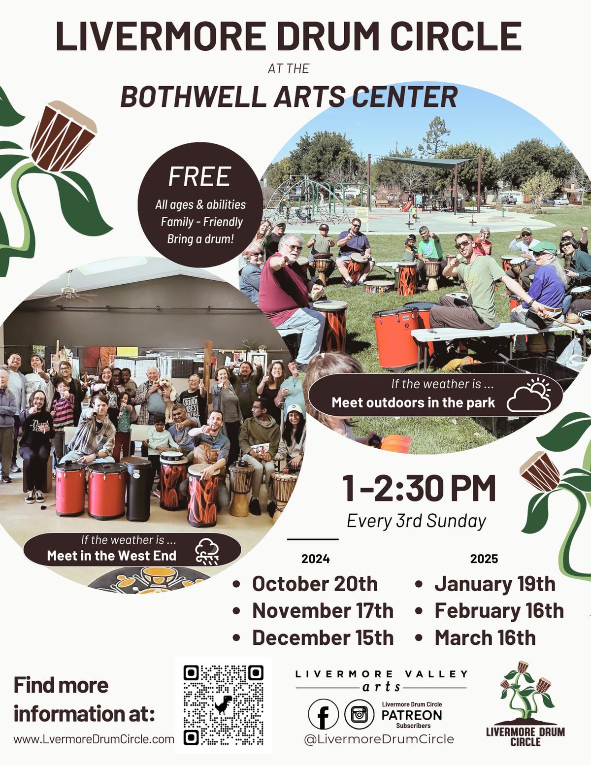 Livermore Drum Circle at the Bothwell