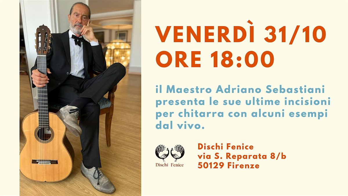 Conversazione con  M\u00b0 Adriano Sebastiani