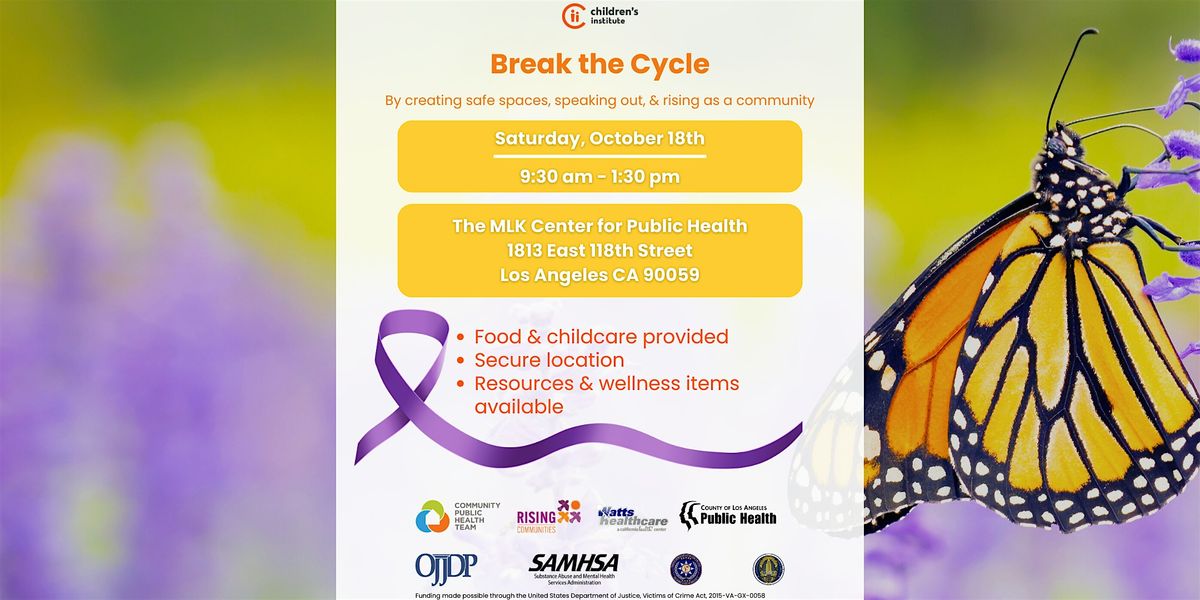 Break the Cycle: Speaking out Against Violence
