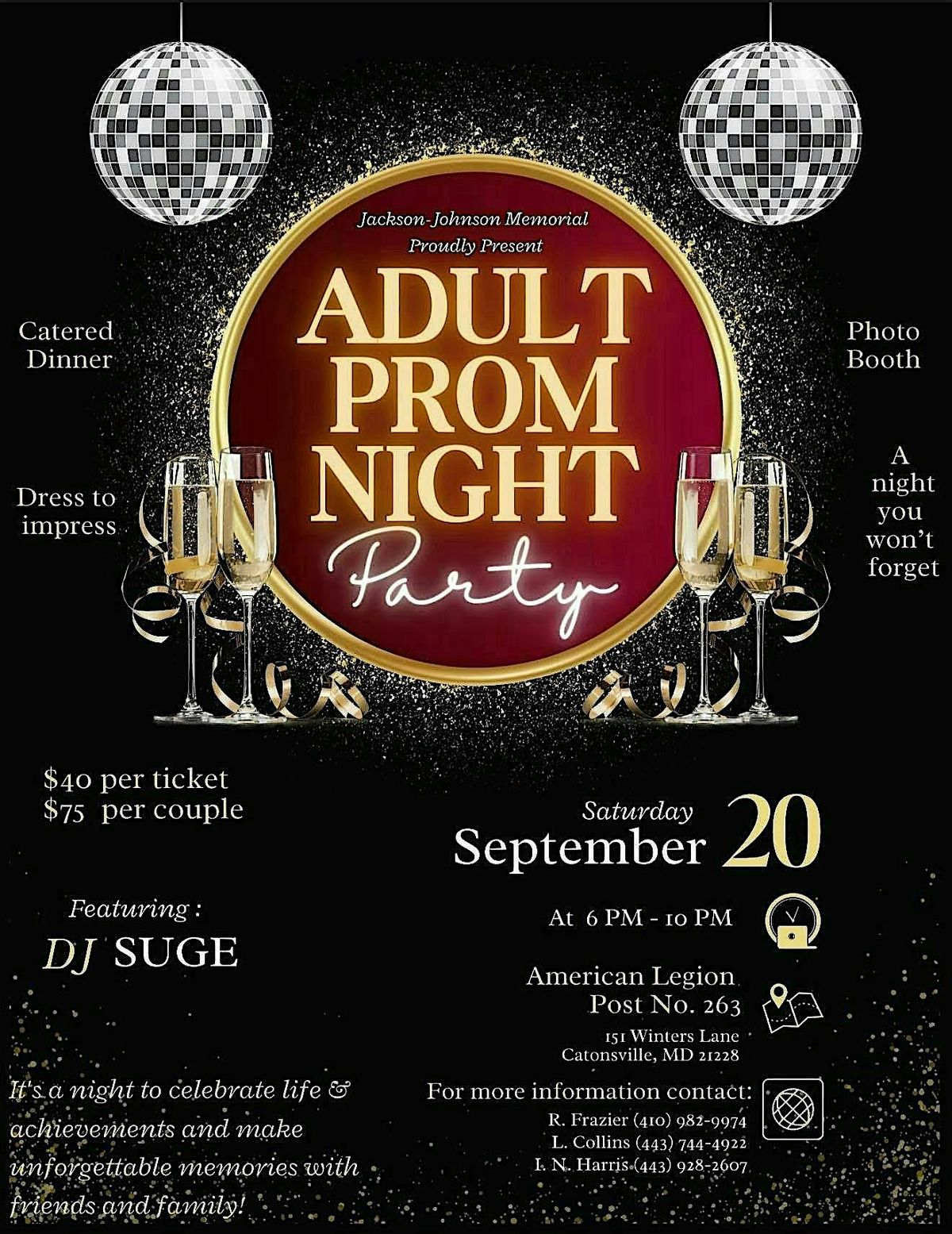 ADULT PROM NIGHT PARTY