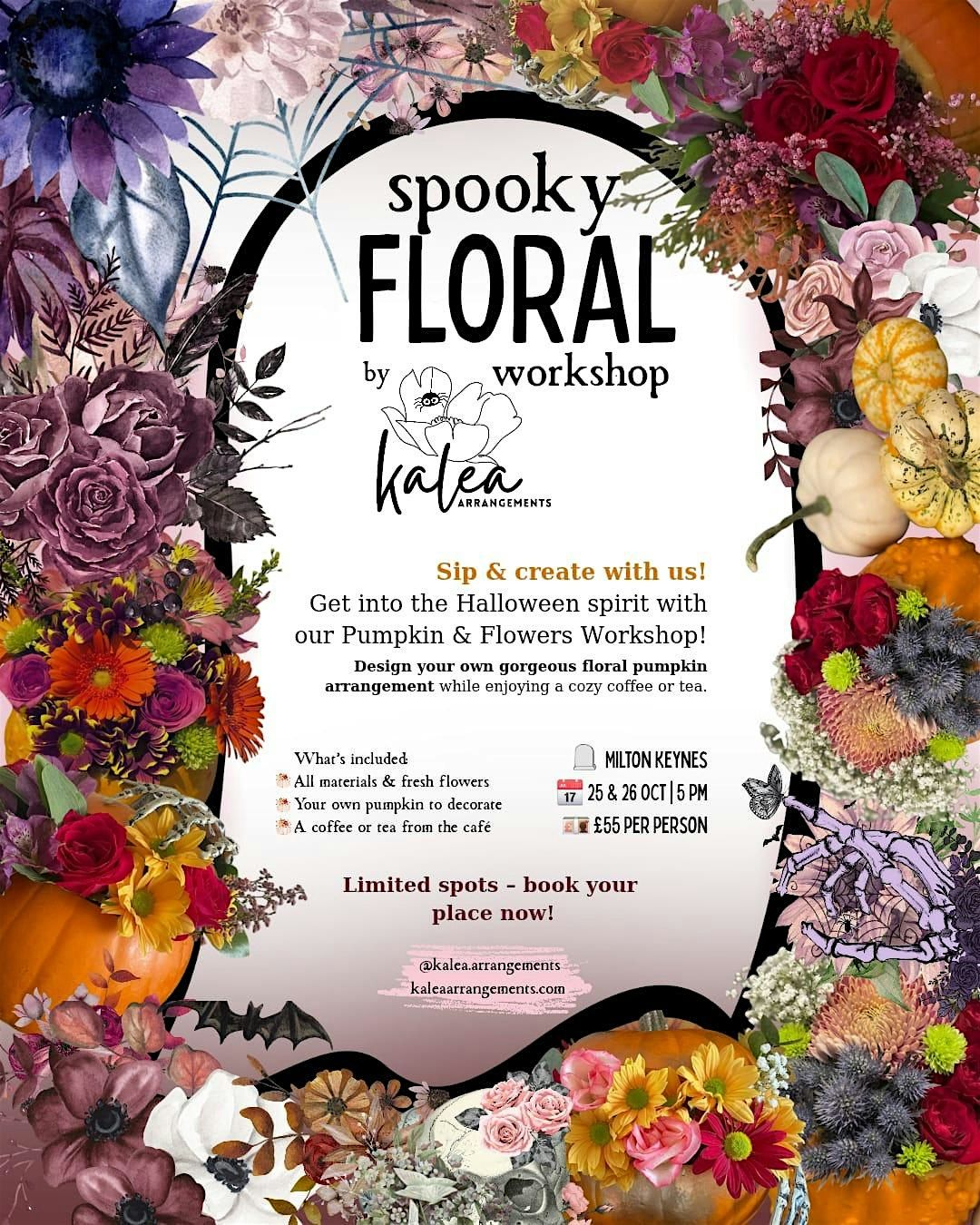 Spooky Floral Workshop (Milton Keynes)