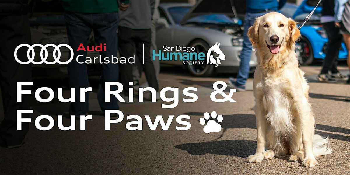 Four Rings & Four Paws: A Cars & Coffee Benefiting San Diego Humane Society