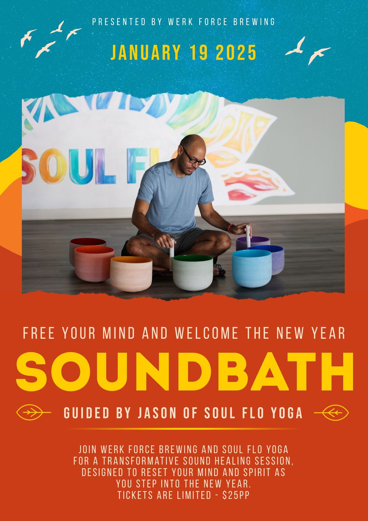 Sound Healing - Community Event with Soul Flo Yoga and Werk Force Brewing