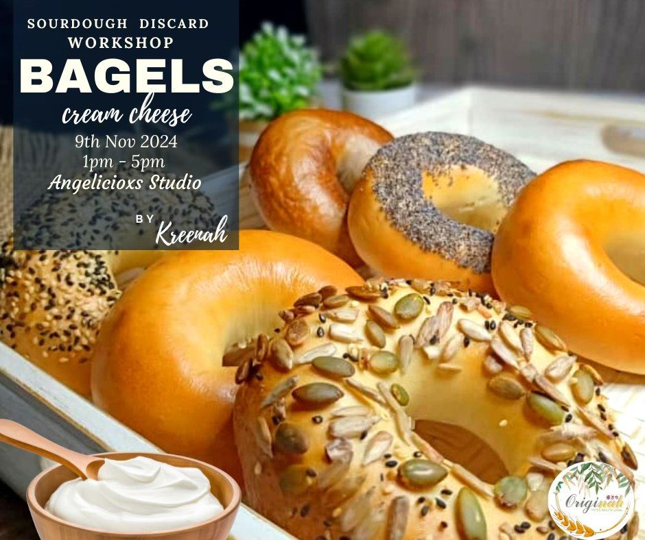 Sourdough Bagels and Cream Cheese Workshop 