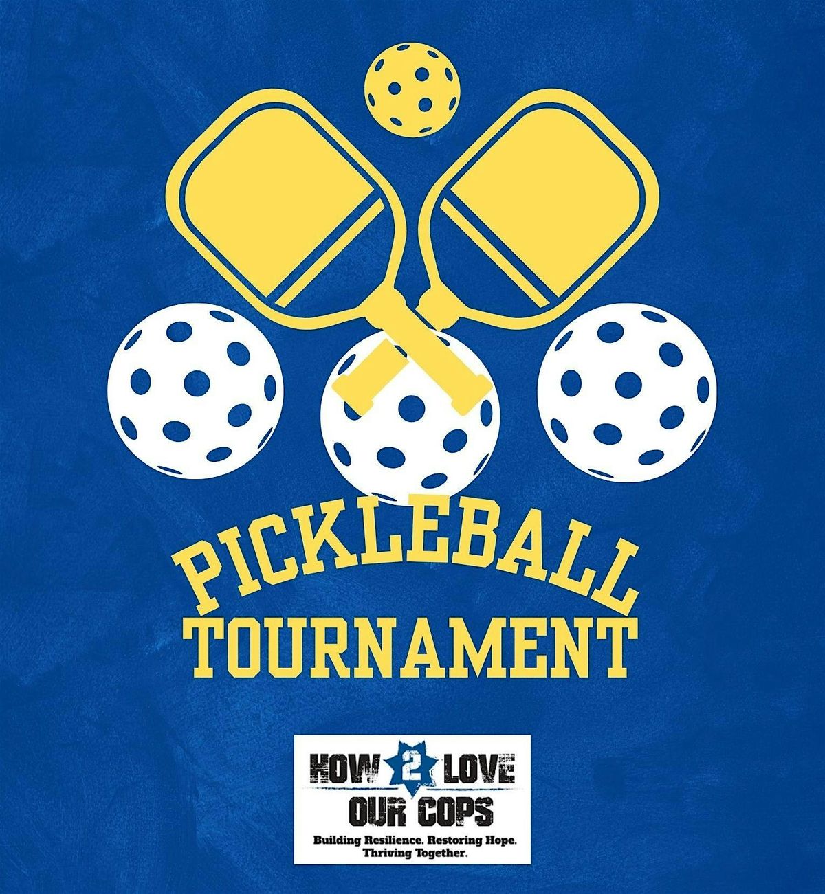 How 2 Love Our Cops Inaugural Pickleball Tournament