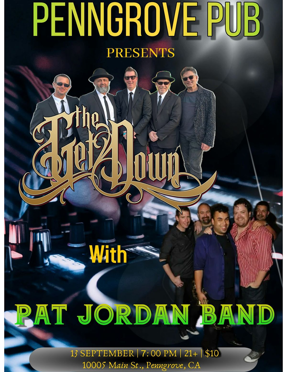 The Get Down & Pat Jordan Band LIVE @ The Penngrove Pub