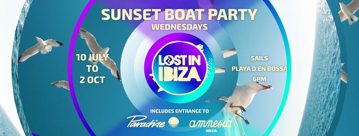 Lost In Ibiza Sunset Boat Party + Jamie Jones Paradise Closing Amnesia