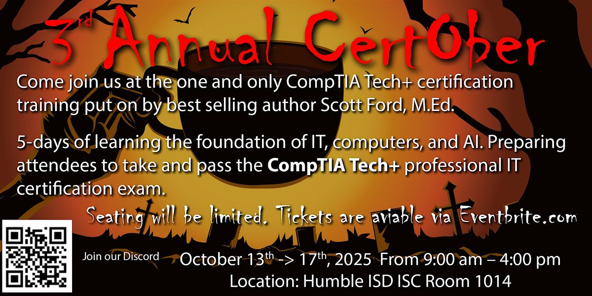 3rd Annual CertOber