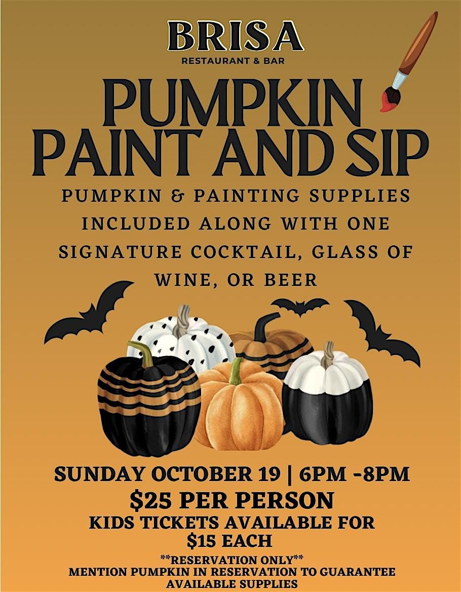 Pumpkin Painting at Brisa!