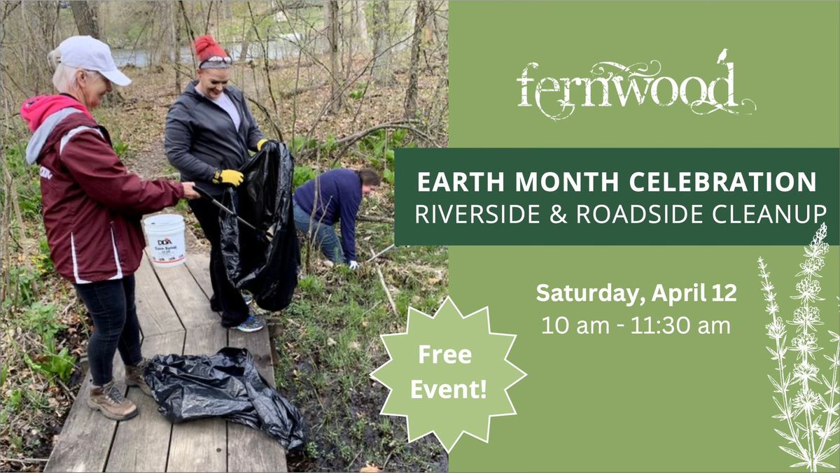 Earth Month Celebration - Riverside & Roadside Cleanup