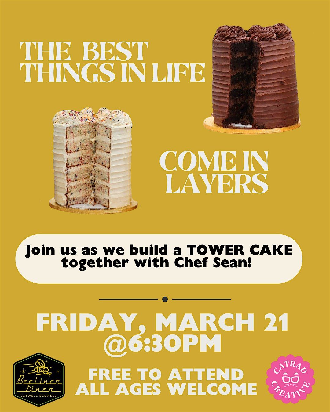 Build a TOWER CAKE with Chef Sean!