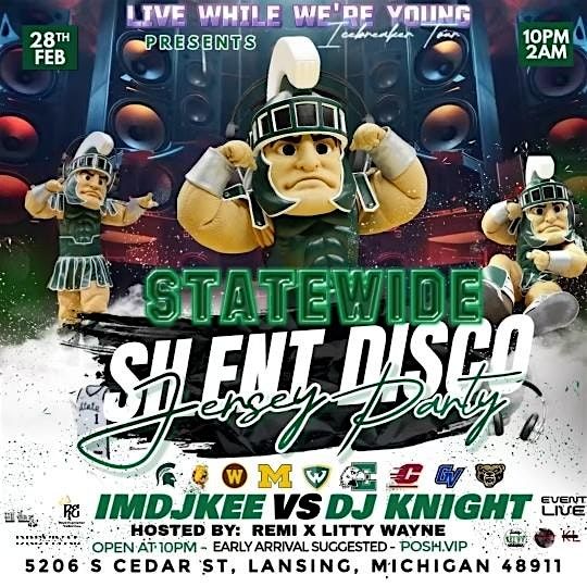 SILENT DISCO MSU: JERSEY PARTY