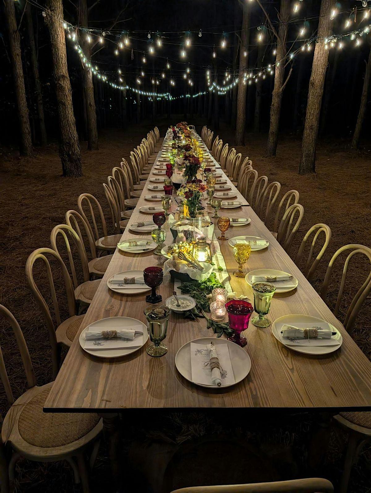 Dinner in the Pines at FigMINT Farms by Sassool SEPTEMBER 13