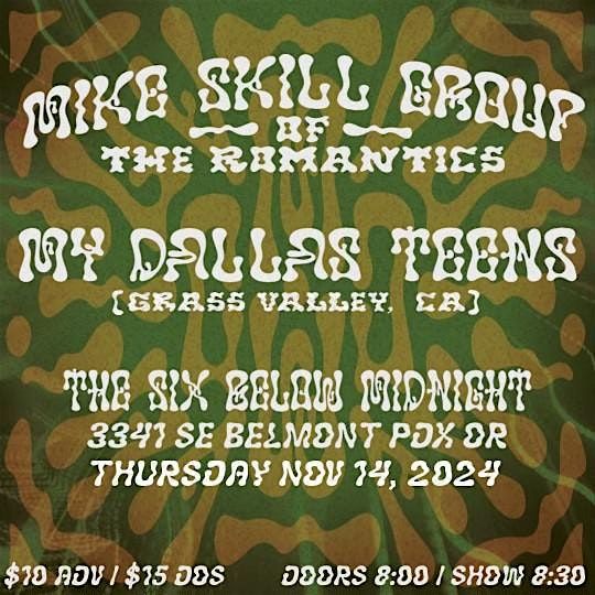 Mike Skill Group of The Romantics with My Dallas Teens and guests TBA