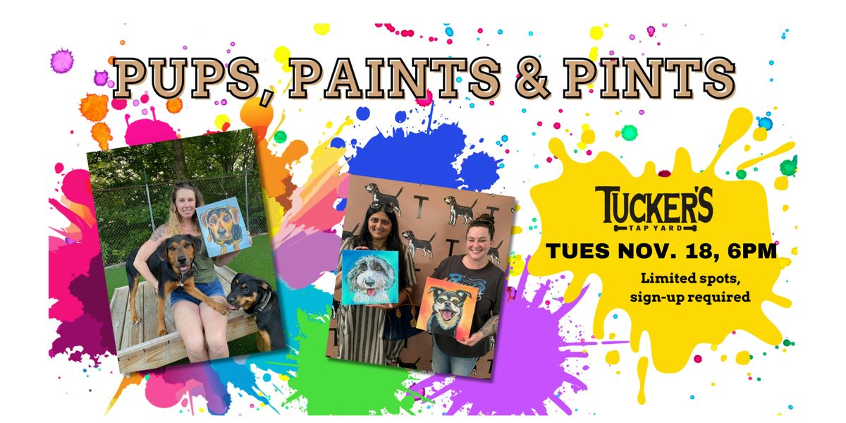 Paint Your Pet at Tucker's Tap Yard with StudioSRV