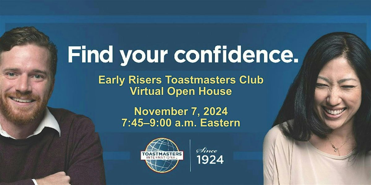 Early Risers Toastmasters Virtual Open House