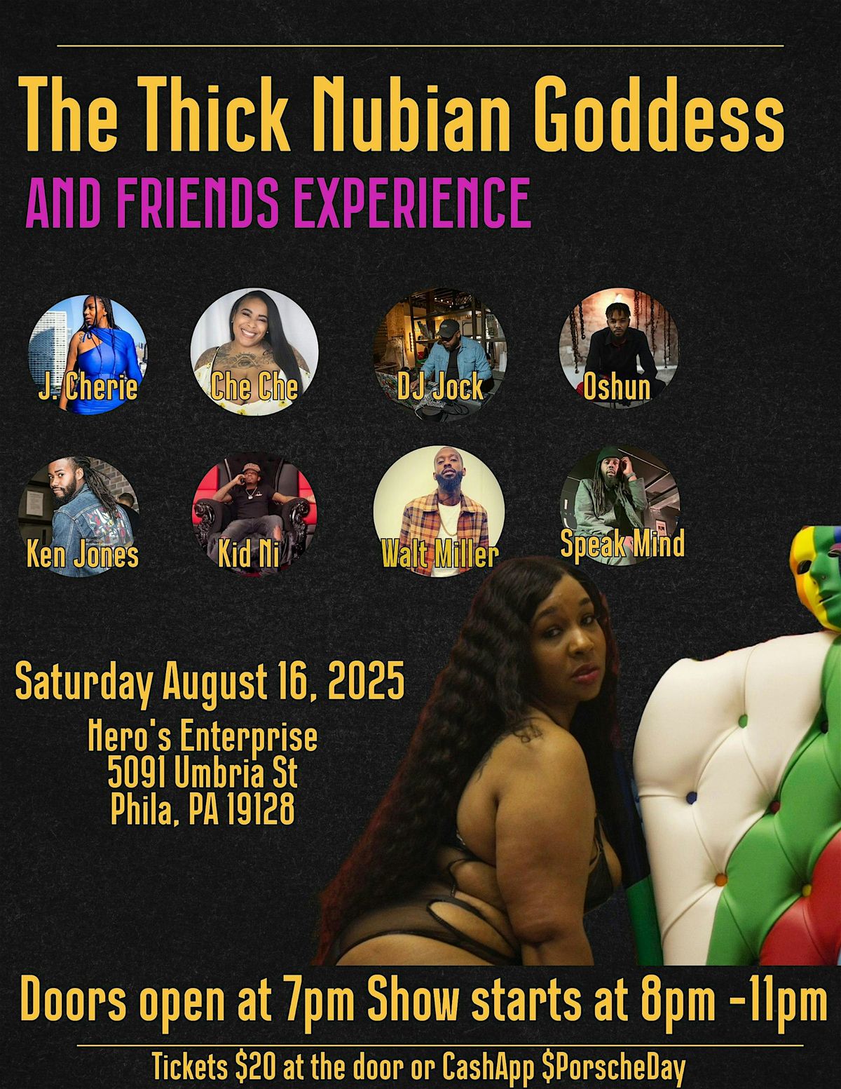 The Thick Nubian Goddess and Friends Experience