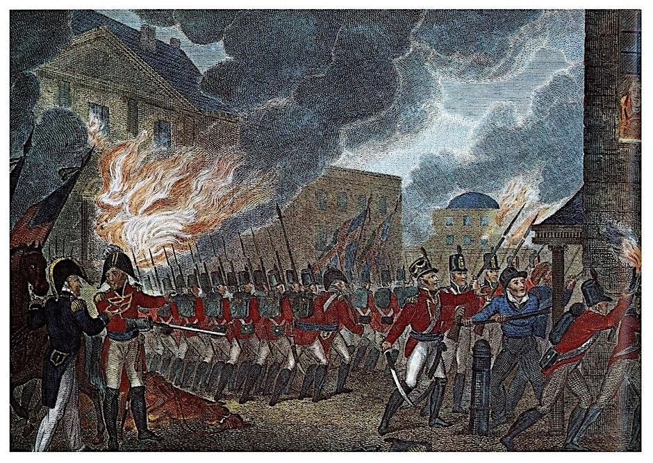 The Annual British Conquest and Burning of Washington Tour, August 24 D.C.!