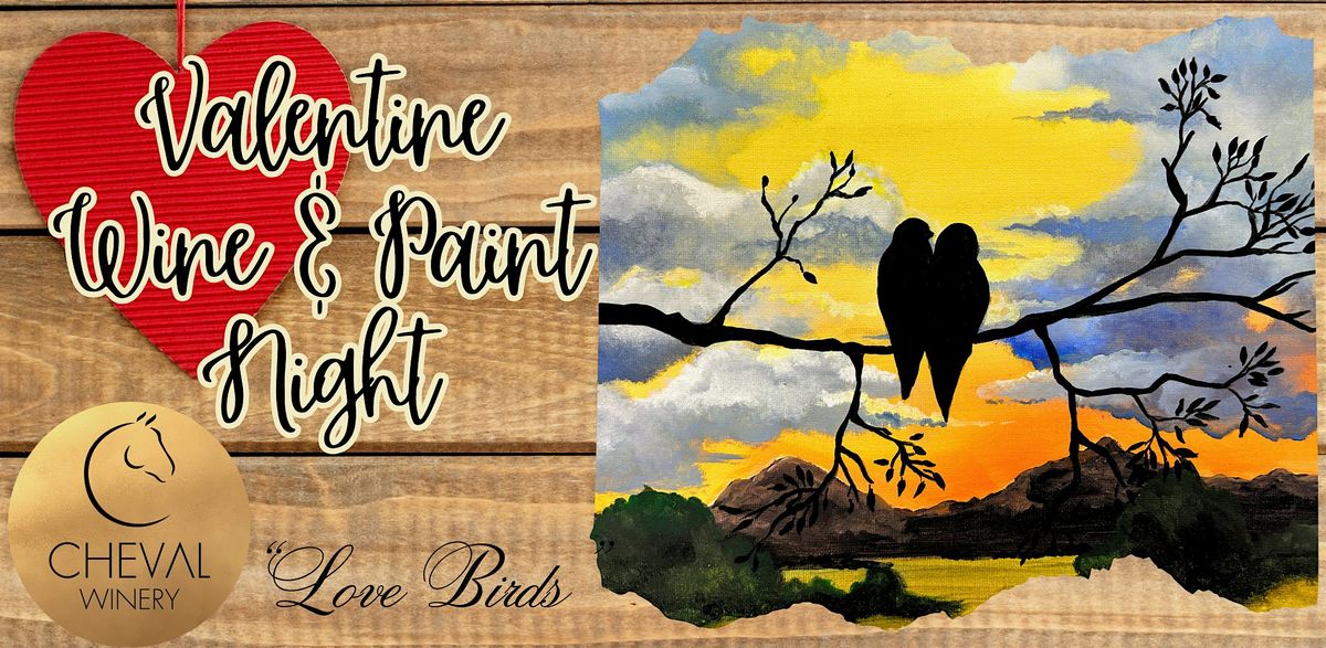 "Love Birds" Paint & Sip Night