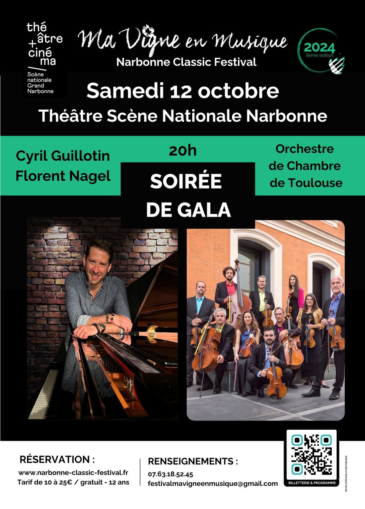 SOIREE DE GALA (Concerto) - Cyril GUILLOTIN \/ Orchestre de chambre de Toulouse