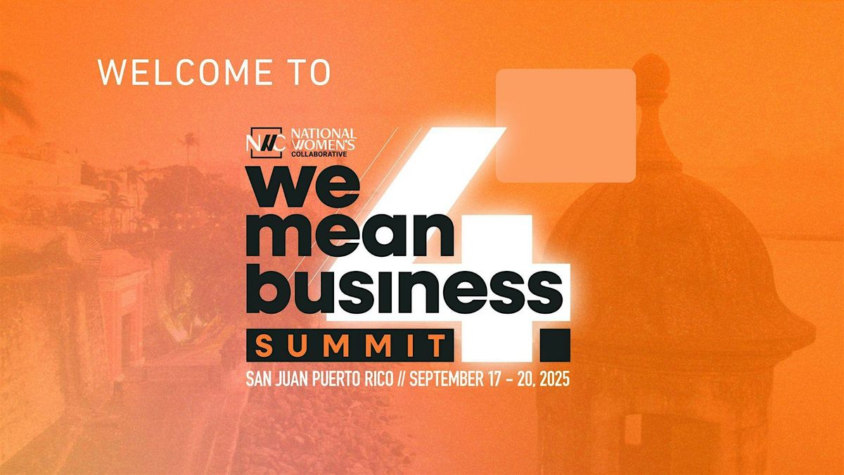 We Mean Business Summit Local Sponsorship