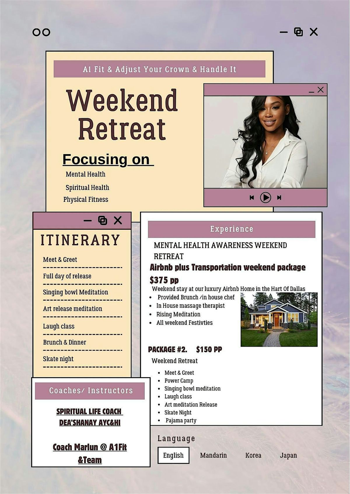 Mental Health Weekend Retreat