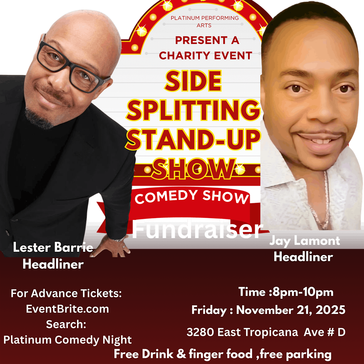 Platinum Comedy Night Fundraiser