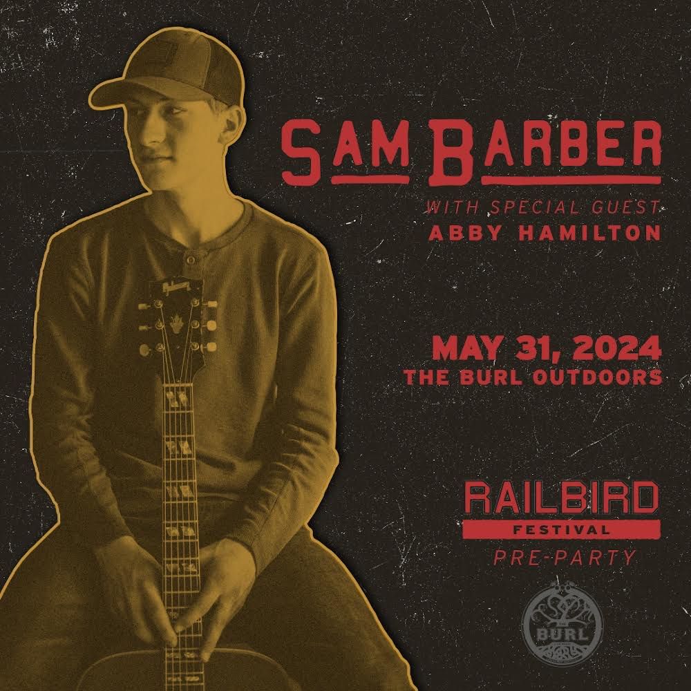 Railbird Pre-Party with Sam Barber (Outdoor Show)
