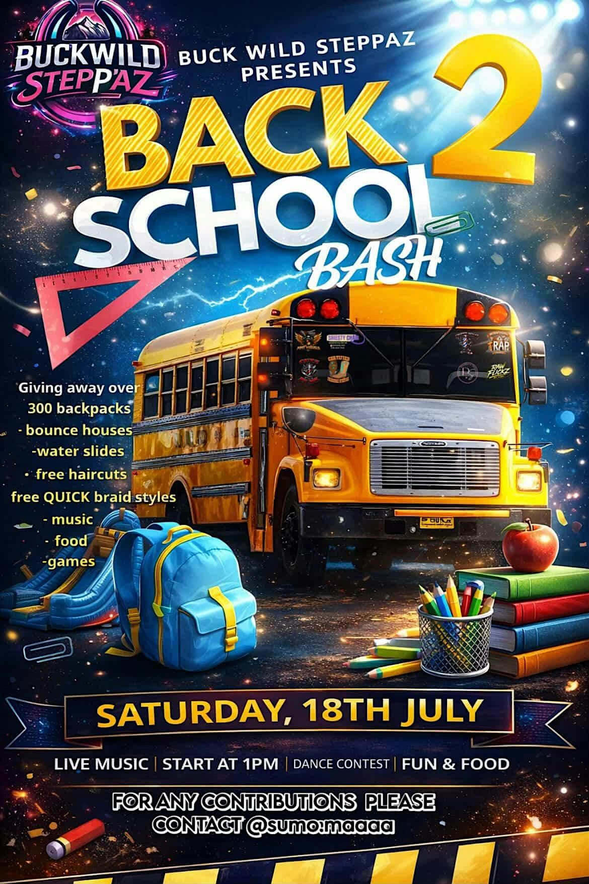 BWS BACK 2 SCHOOL BASH (RSVP)